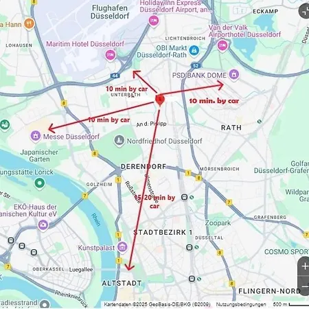 Apartment Naehe Flughafen Psd Dome Merkur Arena *